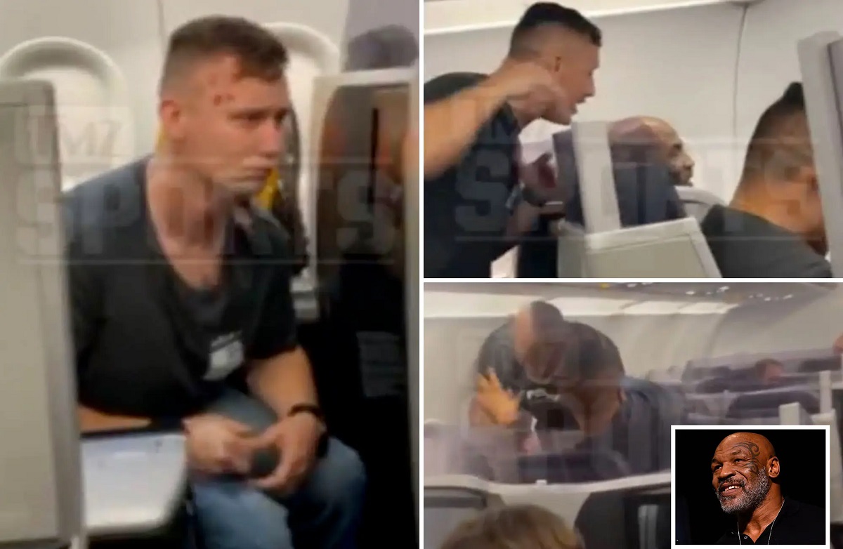 فیلم درگیری مایک تایسون در هواپیما