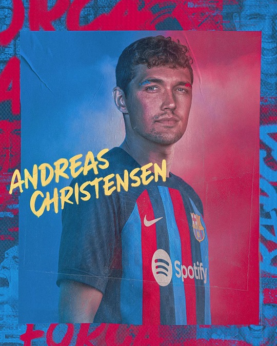 بارسلونا آندریاس کریستنسن, آندریاس بارسلونا