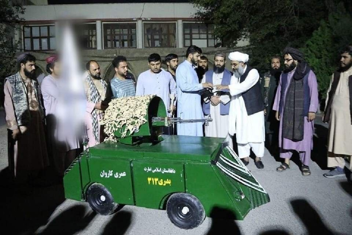 تانک بدون سرنشین طالبان