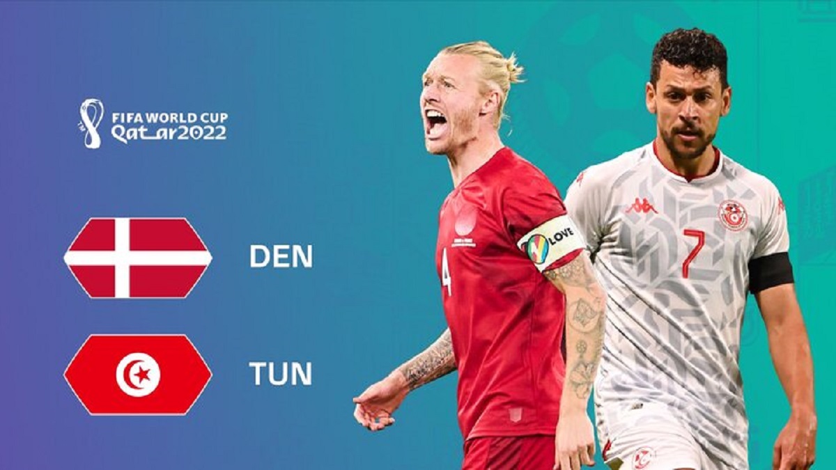 پخش زنده بازی دانمارک و تونس 1 آذر 1401