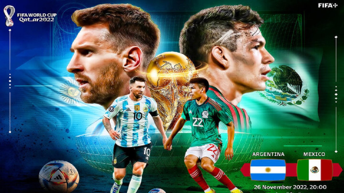 ساعت پخش زنده بازی آرژانتین و مکزیک, ساعت پخش زنده بازی فوتبال آرژانتین مکزیک