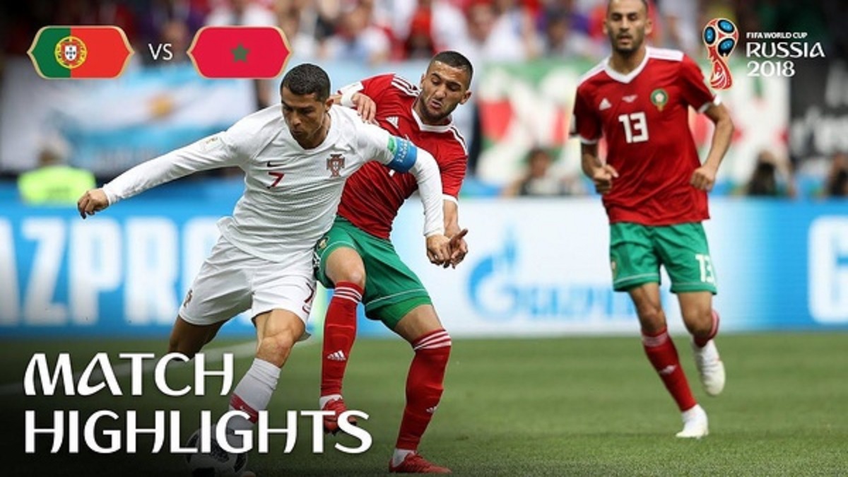 خلاصه بازی پرتغال و مراکش