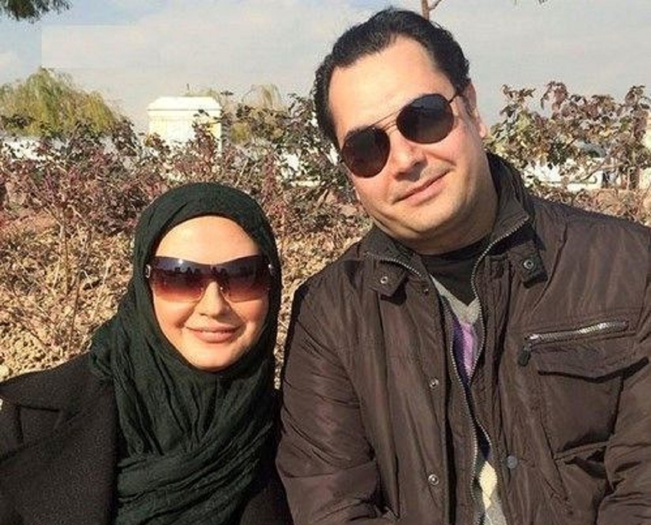 عکس جدید لعیا زنگنه در کنار همسرش