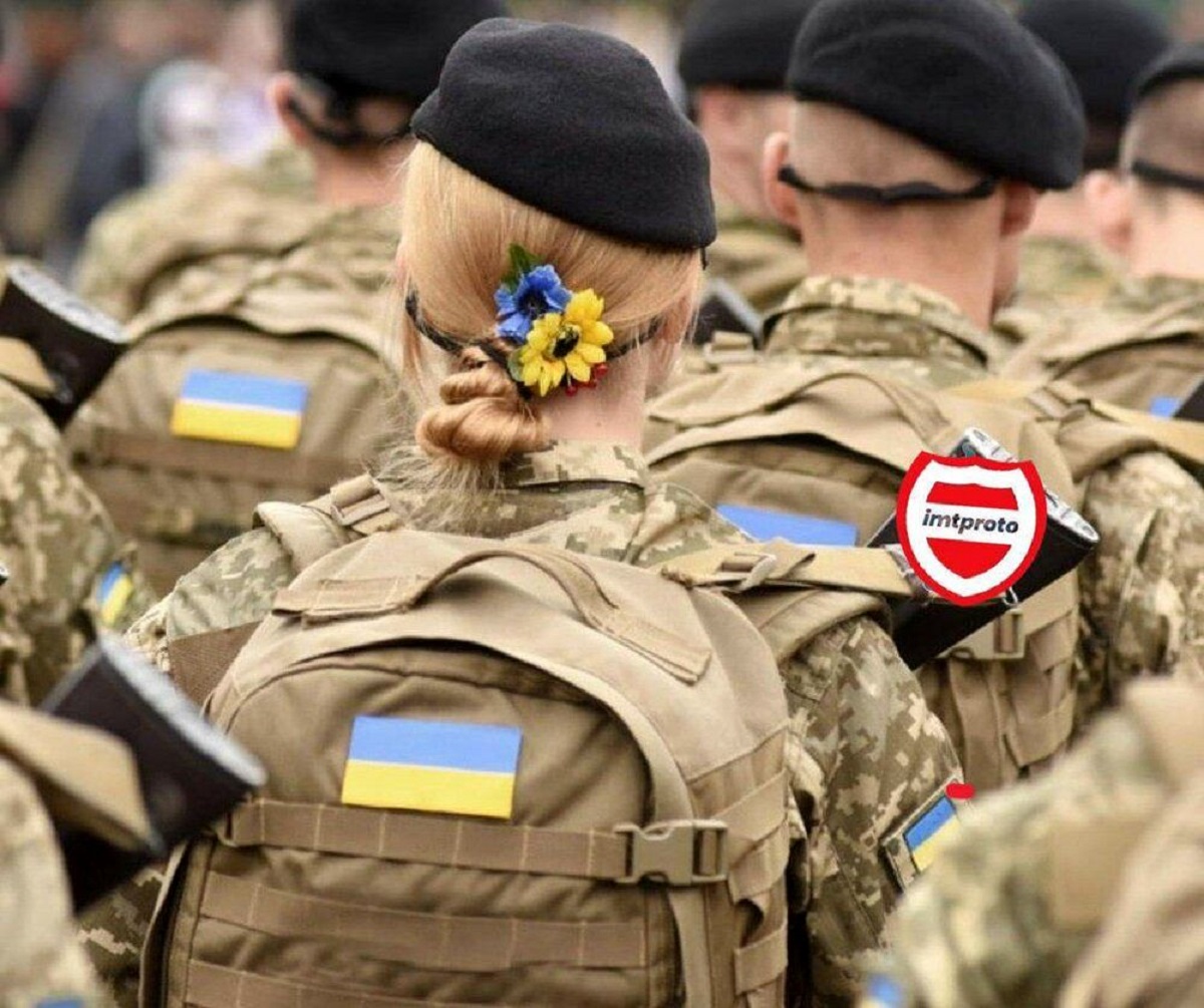 تیپ جالب توجه زنان سرباز اوکراینی