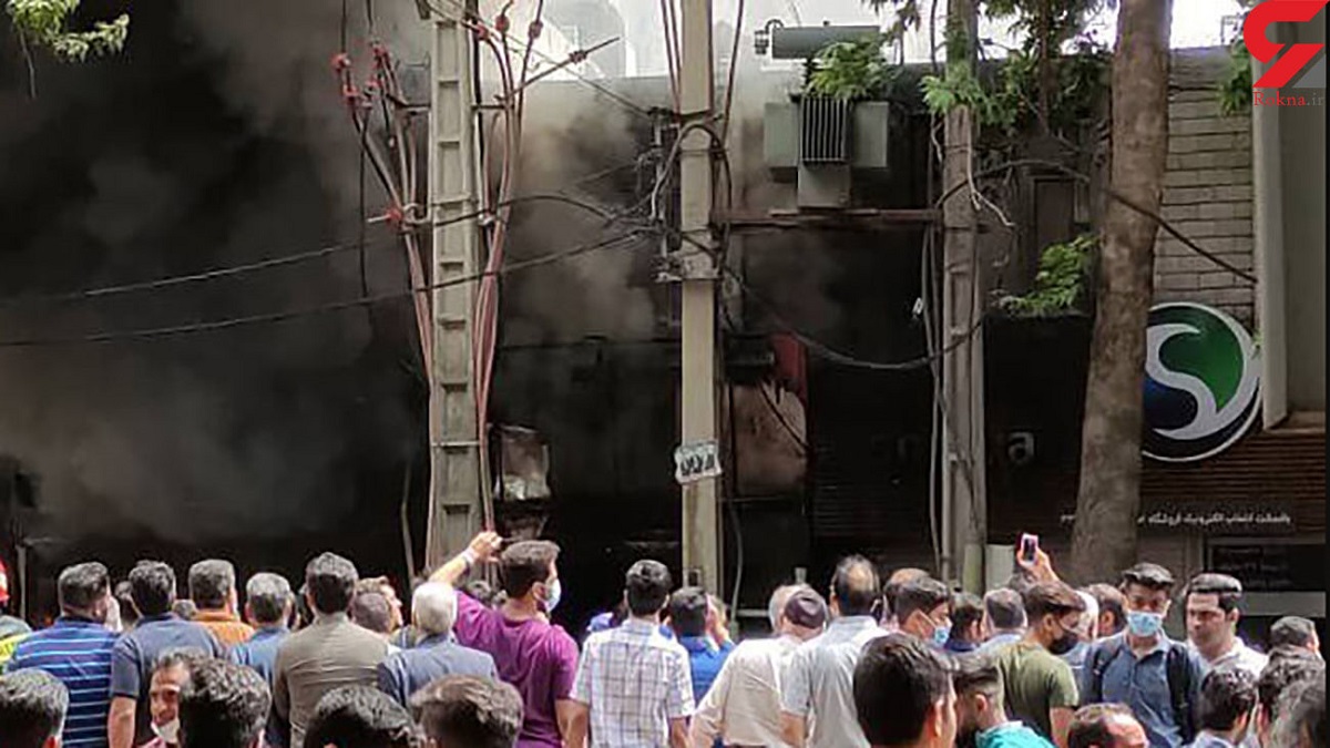 آتش سوزی هولناک 36 مغازه در قائمیه