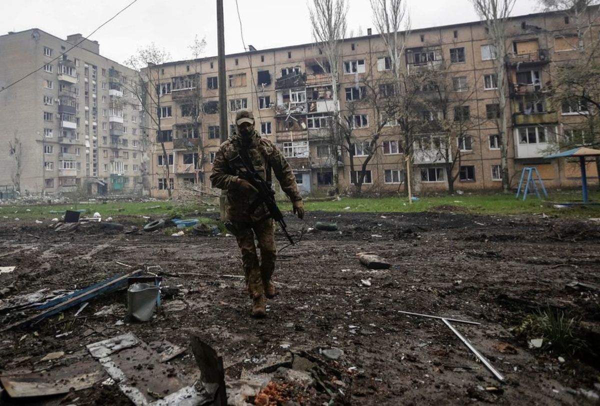 بمباران 40 منطقه دونتسک توسط ارتش اوکراین
