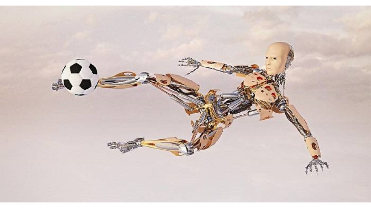 فوتبال بازی کردن روبات های هوش مصنوعی
