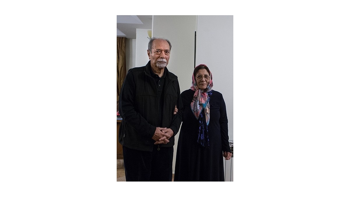 تصویر علی نصیریان به همراه همسرش
