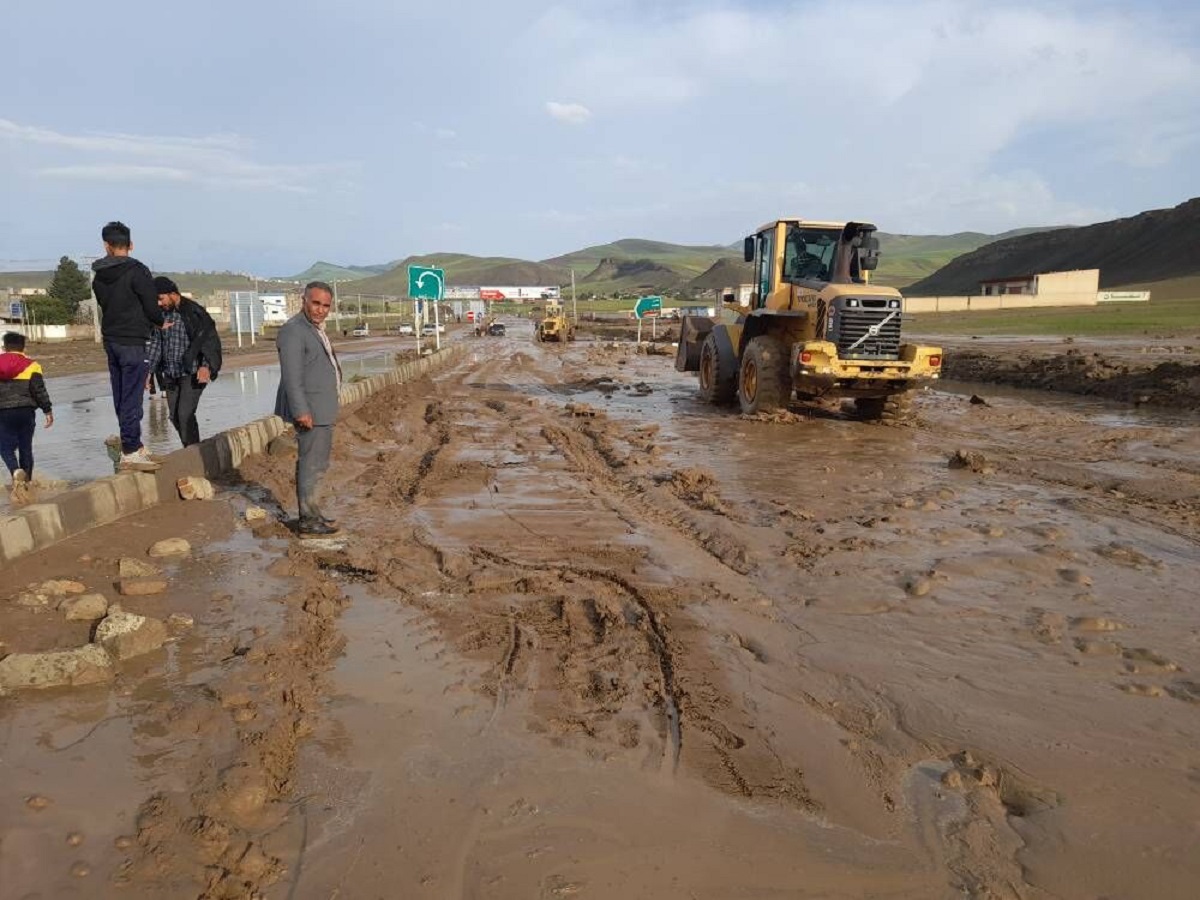 سیل روستای گرمی اردبیل