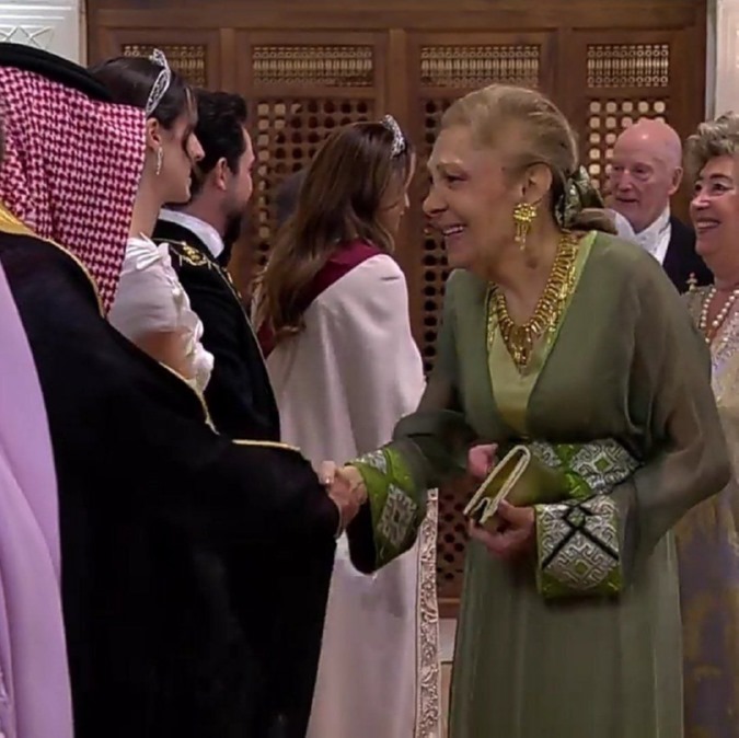فرح پهلوی در عروسی ولیعهد اردن