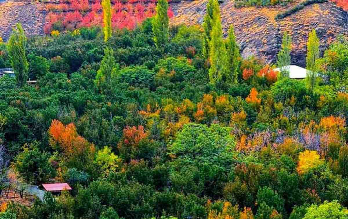 پاییز روستای سنگان تهران