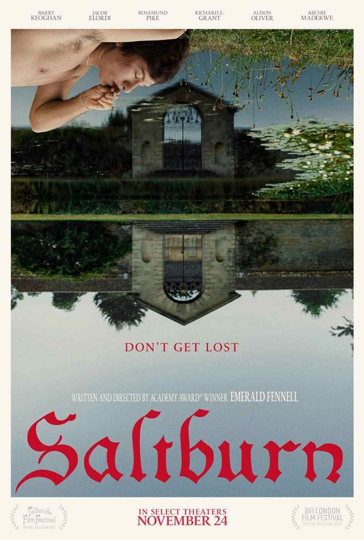 پوستر رسمی فیلم Saltburn