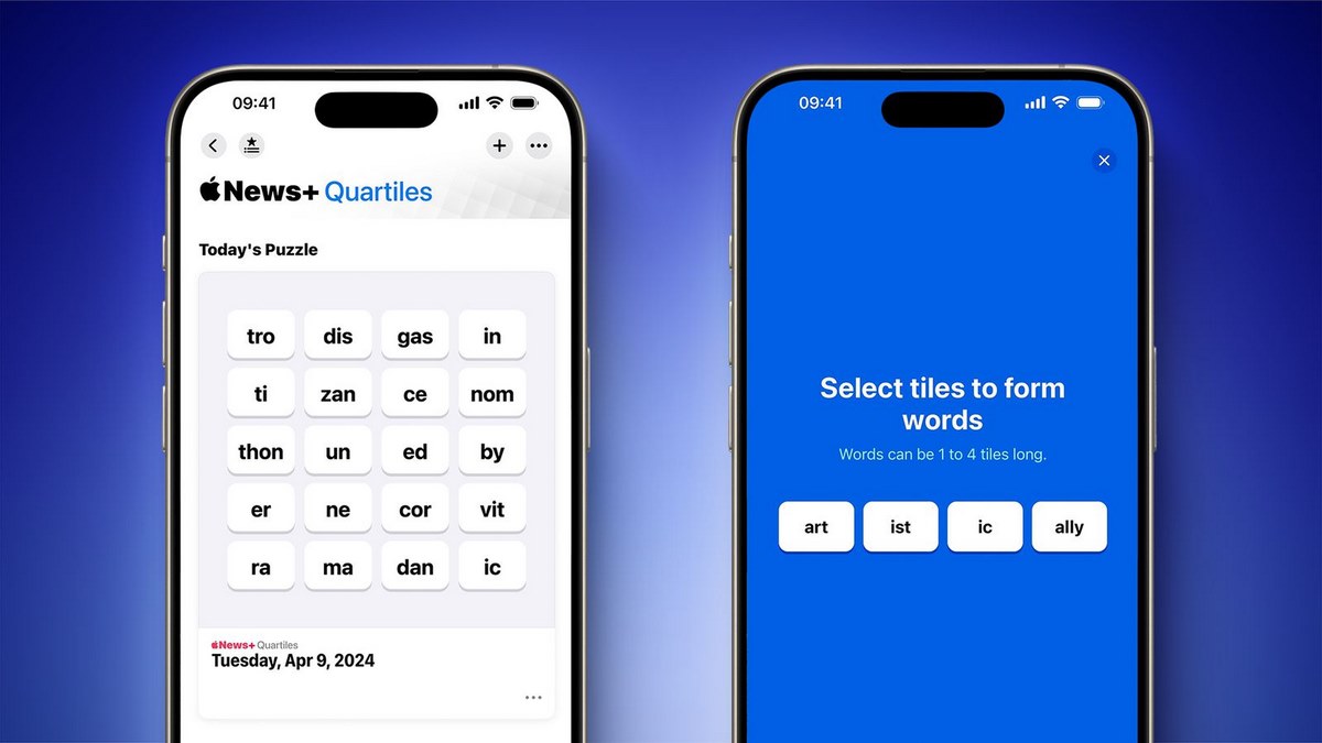اپل بازی جدید Quartiles را وارد گوشی‌های آیفون کرد