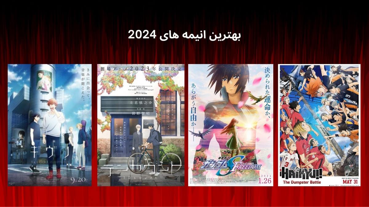 بهترین انیمه های 2024