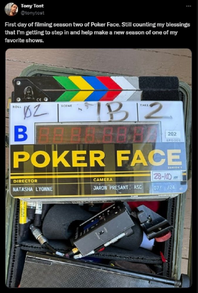 فصل دوم سریال Poker Face