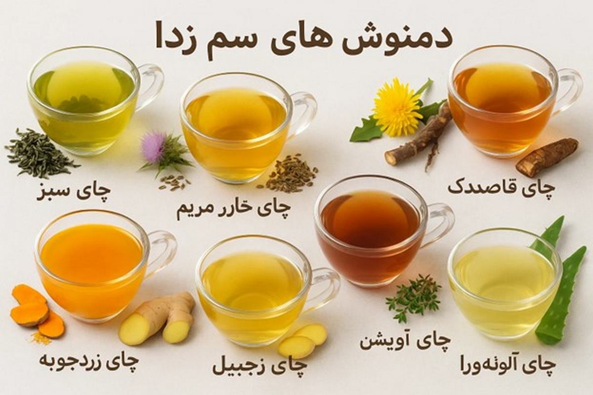 چطور با دمنوشهای گیاهی بدنمان را سمزدایی و سبک کنیم؟