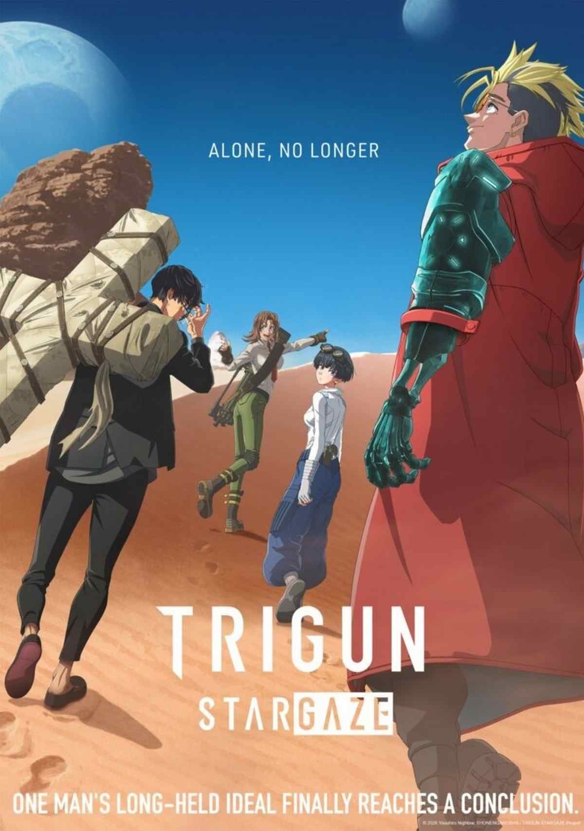 تریلر انیمه Trigun Stargaze