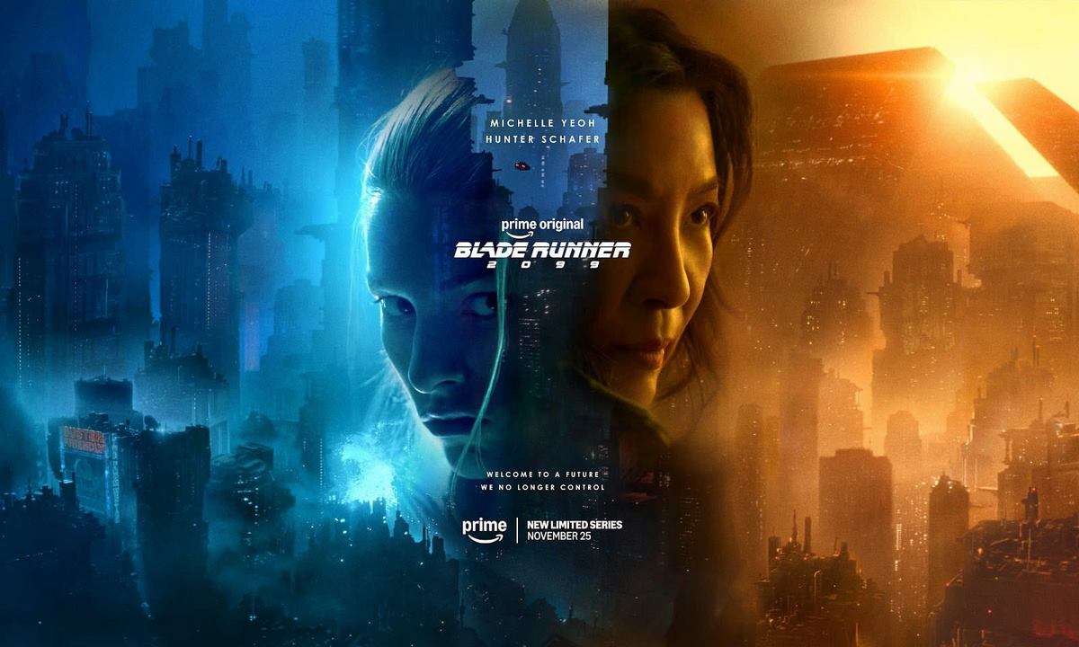 تصویر جدید سریال Blade Runner 2099 با حضور میشل یئو و هانتر شیفر منتشر شد
